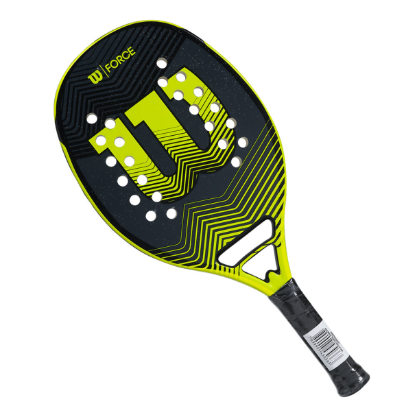 Raquete de Beach Tennis Wilson Force Preta e Amarela