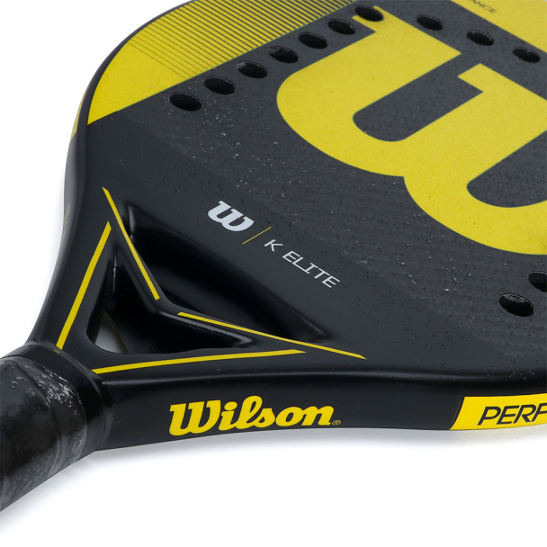Raquete de Beach Tennis Wilson K Elite Preta e Amarela
