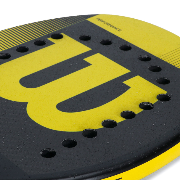 Raquete de Beach Tennis Wilson K Elite Preta e Amarela