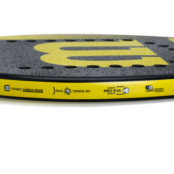 Raquete de Beach Tennis Wilson K Elite Preta e Amarela