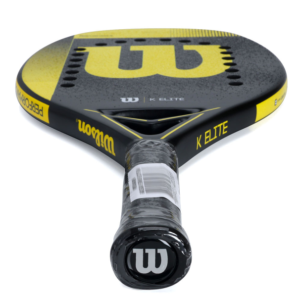 Raquete de Beach Tennis Wilson K Elite Preta e Amarela