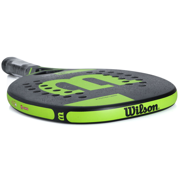 Raquete de Beach Tennis Wilson K Pro Preta e Limão