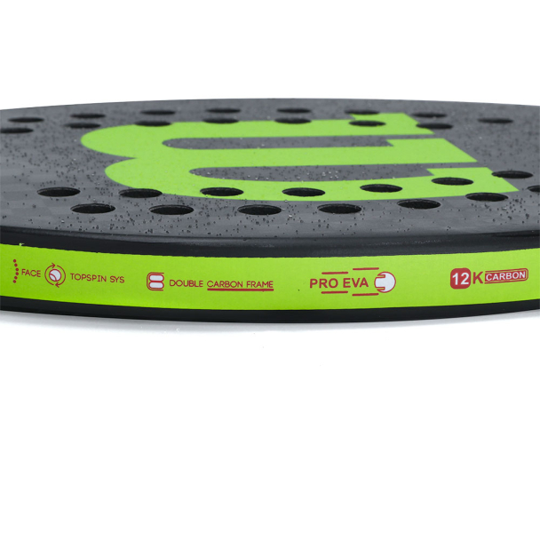 Raquete de Beach Tennis Wilson K Pro Preta e Limão