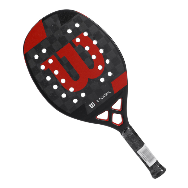 Raquete de Beach Tennis Wilson K Control Preta e Vermelha