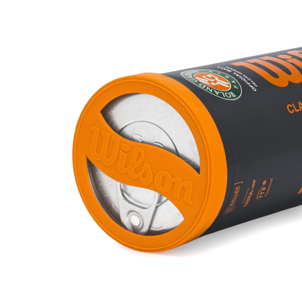 Bola de Tênis Wilson Roland Garros Oficial Clay - Tubo com 03 Bolas