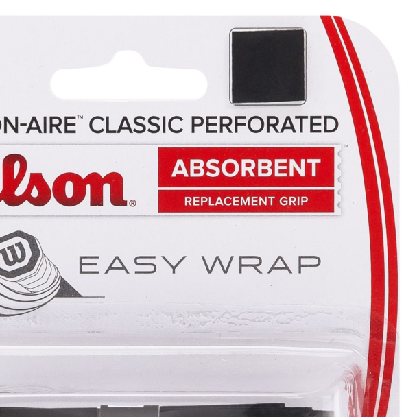 Cushion Grip Wilson Classic Perforated Preto