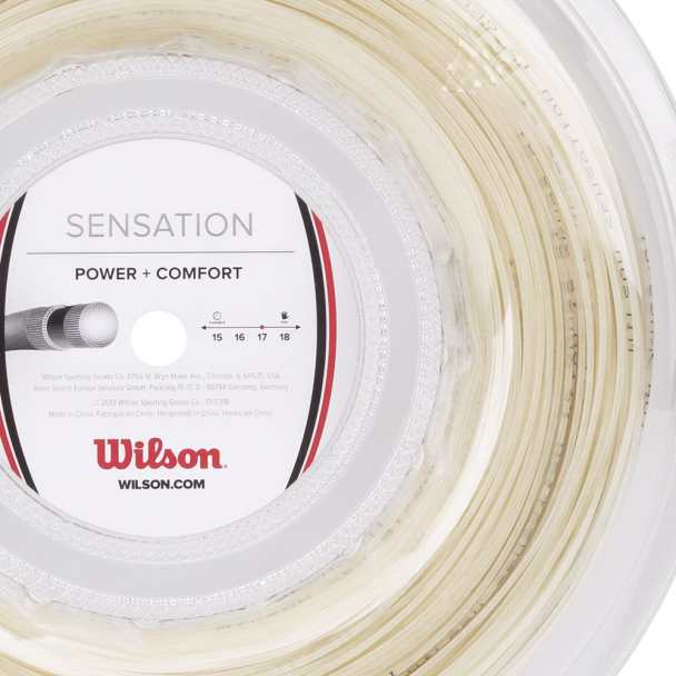 Corda Wilson Sensation 17L 1.25mm Champanhe - Rolo com 200 metros