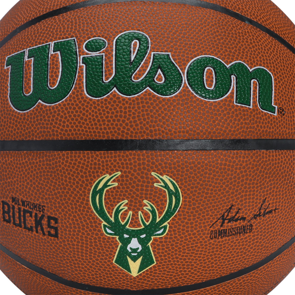 Bola de Basquete Wilson NBA Team Alliance Milwaukee Bucks Tam 7