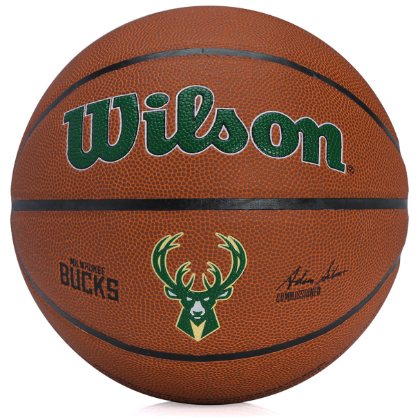 Bola de Basquete Wilson NBA Team Alliance Milwaukee Bucks Tam 7