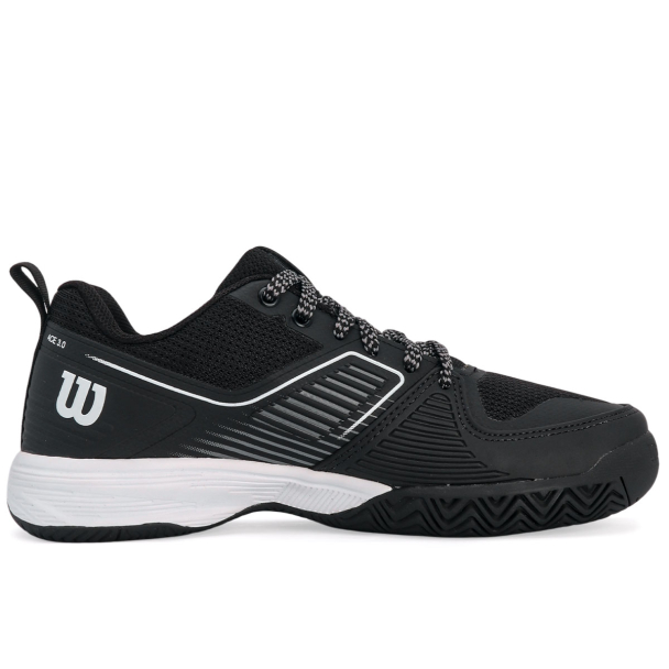 Tênis Wilson Ace 3.0 - All Court - Preto e Branco