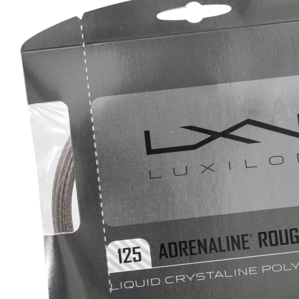 Corda Luxilon Adrenaline 16L 1.25mm Rough Cinza - Set Individual