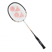 Raquete de Badminton Yonex Muscle Power 2 Branca Preta e Laranja