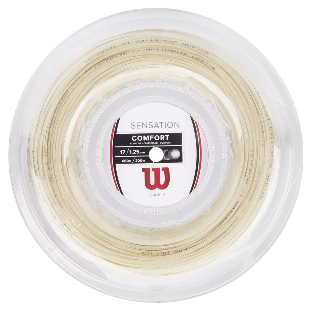 Corda Wilson Sensation 17L 1.25mm Champanhe Rolo com 200 metros