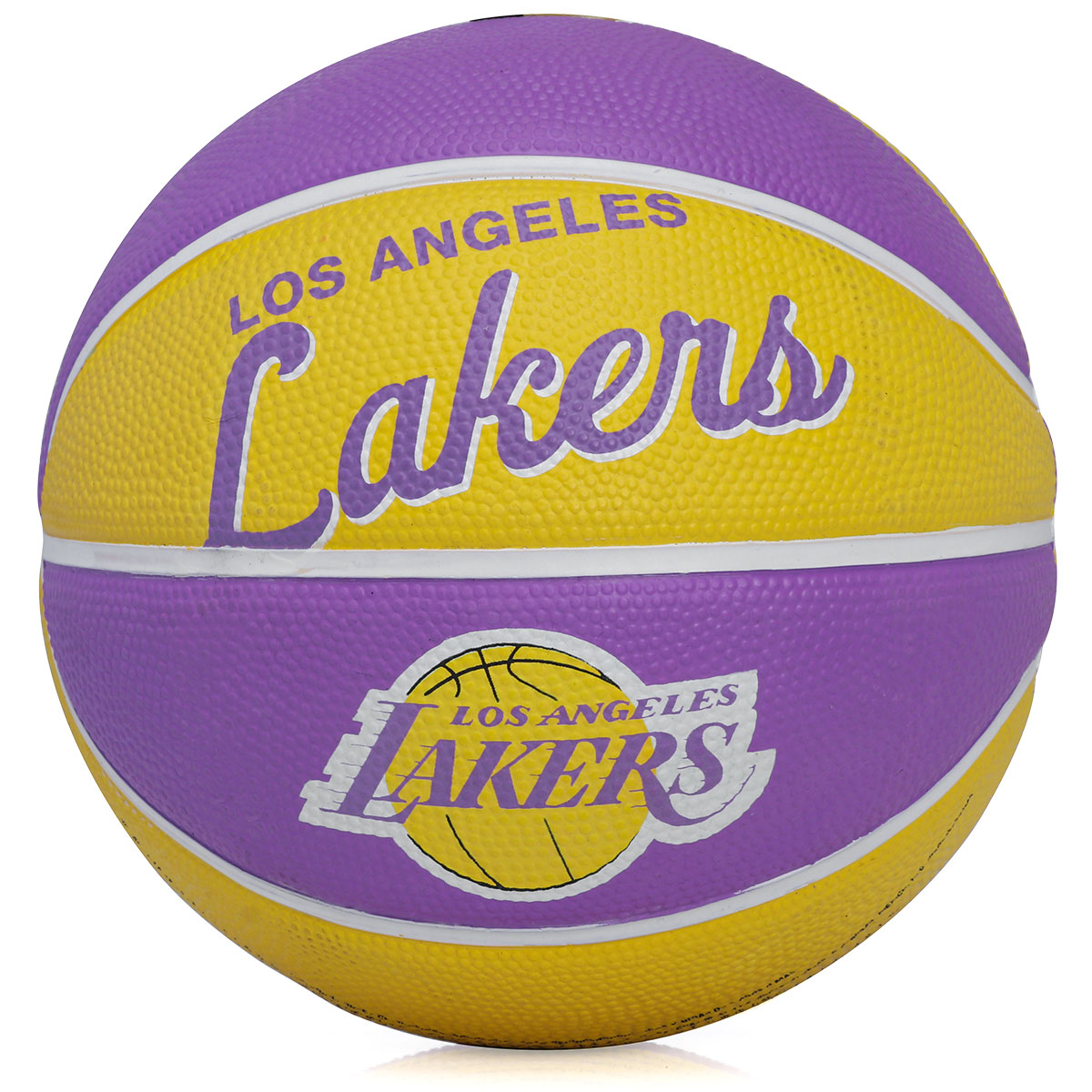 Mini Bola Basquete Wilson NBA WTB1100PDQNB - Marrom/Marrom