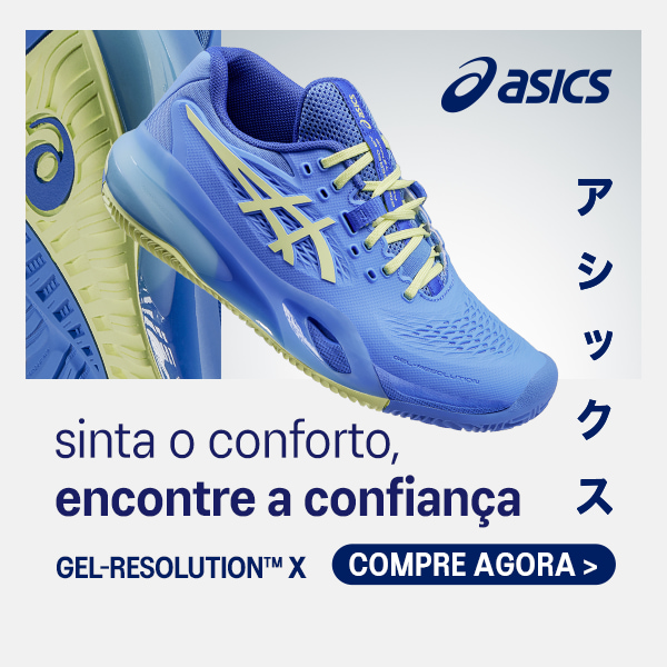 Tênis Asics Gel Resolution X - Bia Haddad - Roland Garros